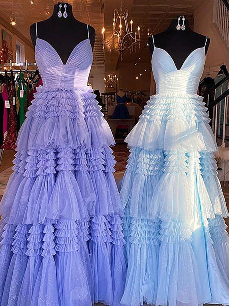 long puffy dresses